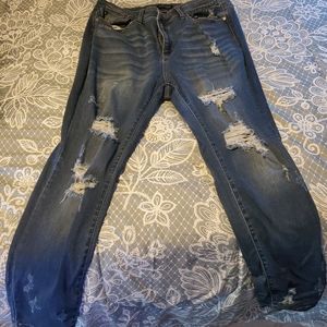 Distressed Judy Blue jeans